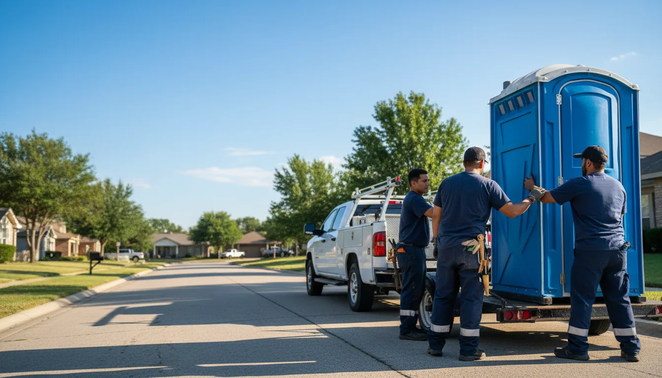 Portable Toilet Rental in Weleetka, OK near me